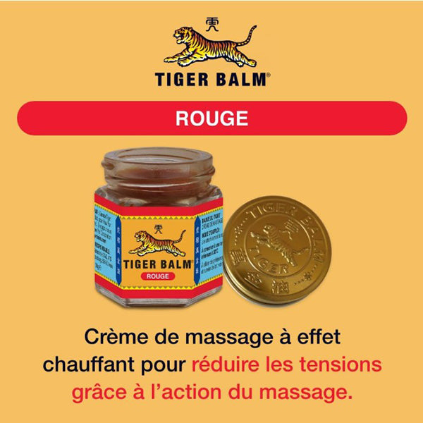 Baume du Tigre Rouge et Blanc 2 pots de 19 g