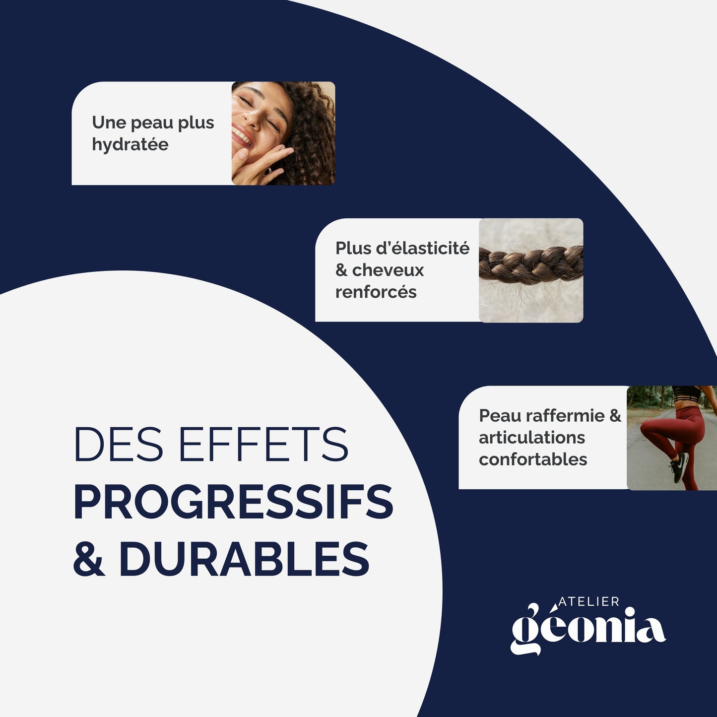 Atelier Géonia – Collagène marin avec Vitamine C & Acide Hyaluronique