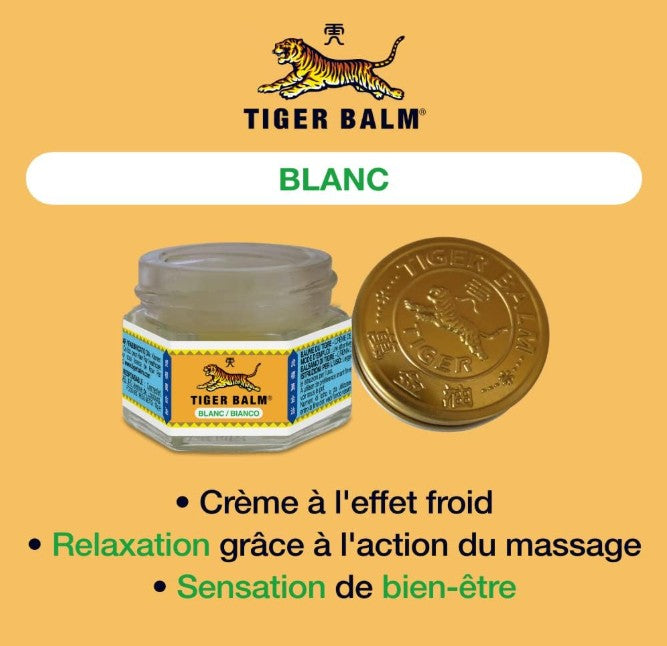 Baume du Tigre Rouge et Blanc 2 pots de 19 g