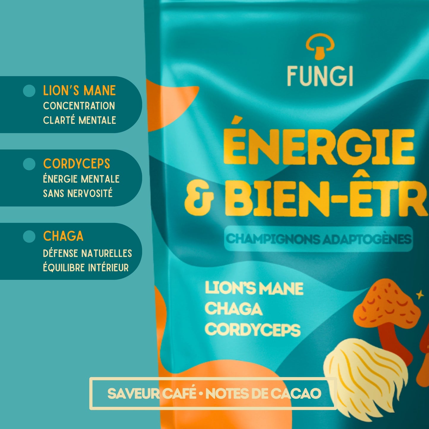 Fungi – Café nouvelle génération aux champignons adaptogènes
