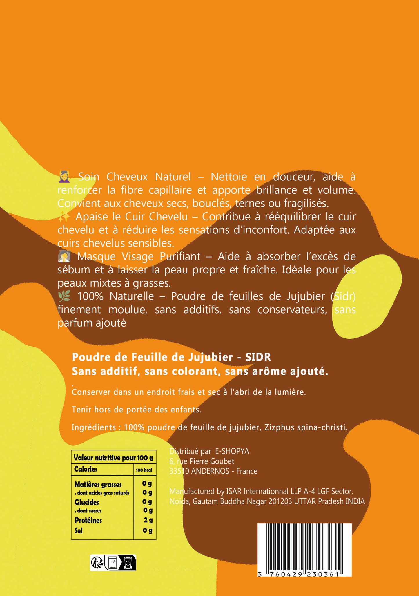 Poudre de Feuilles de JUJUBIER - Poudre de SIDR