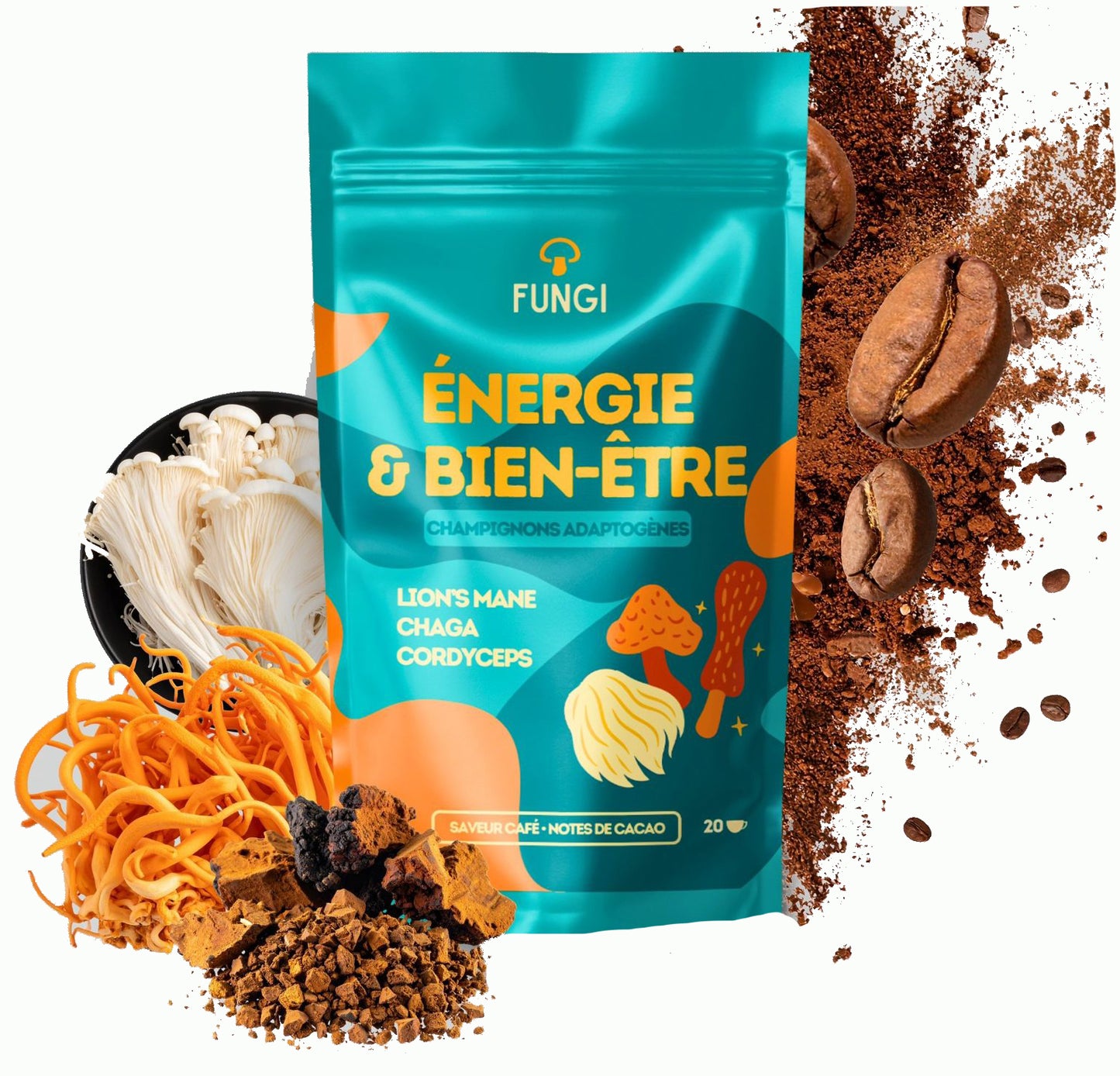 Fungi – Café nouvelle génération aux champignons adaptogènes